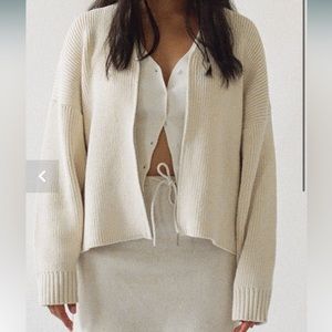 SOLD James street Fran zip cardigan